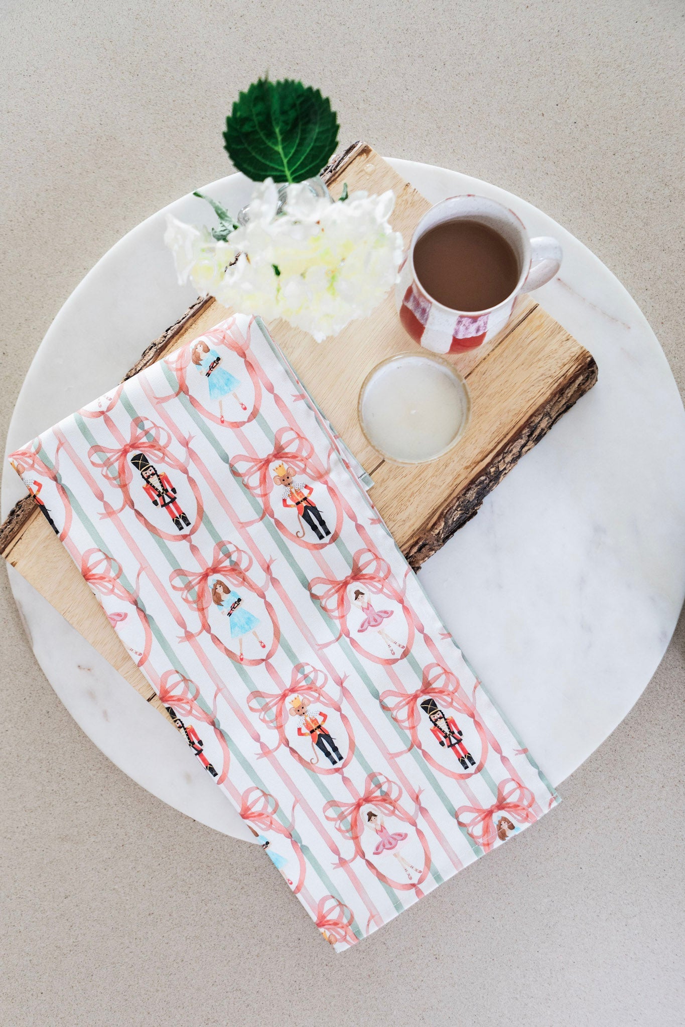 Candied Nutcracker Tea Towel