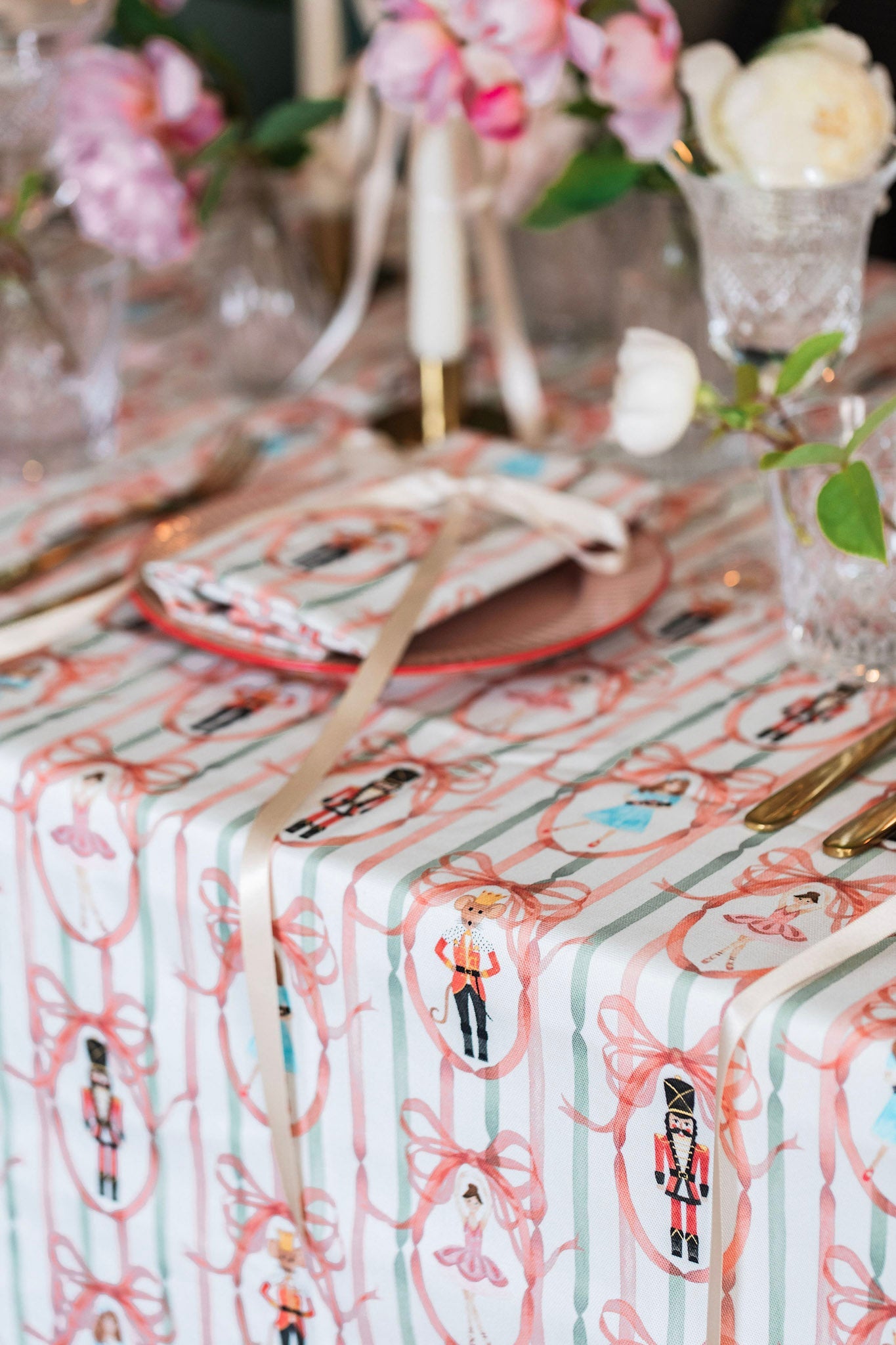 Candied Nutcracker Tablecloth