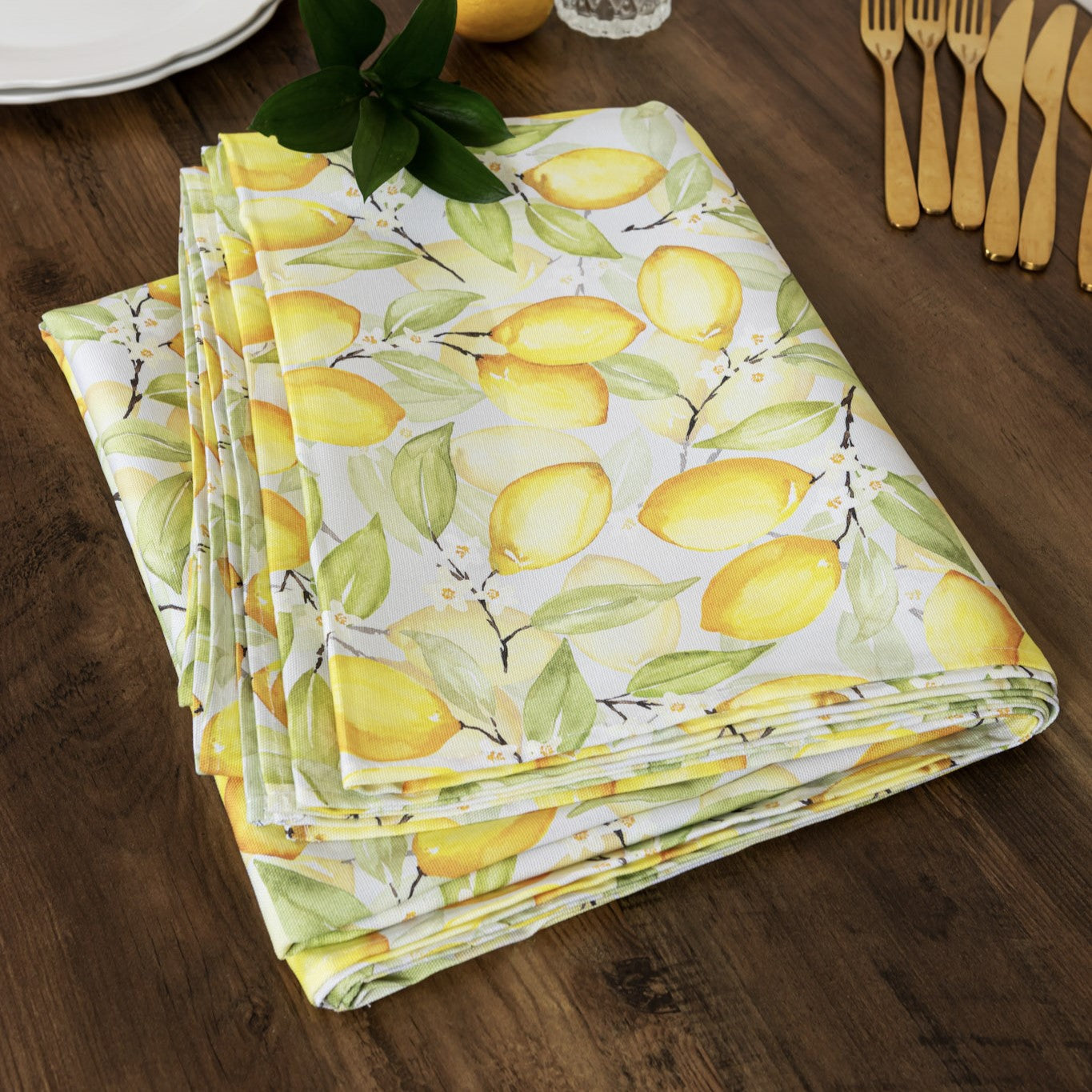 Summer Lemons Tablecloth