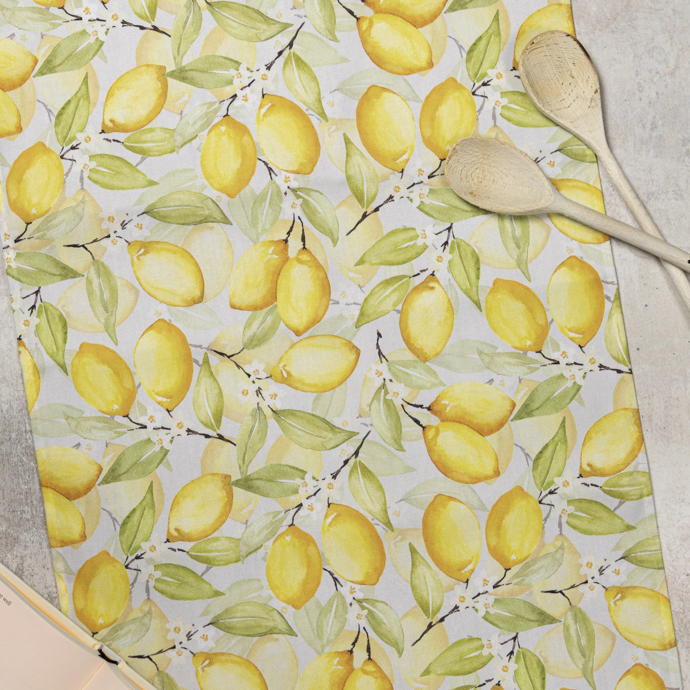 Summer Lemons Tea Towel