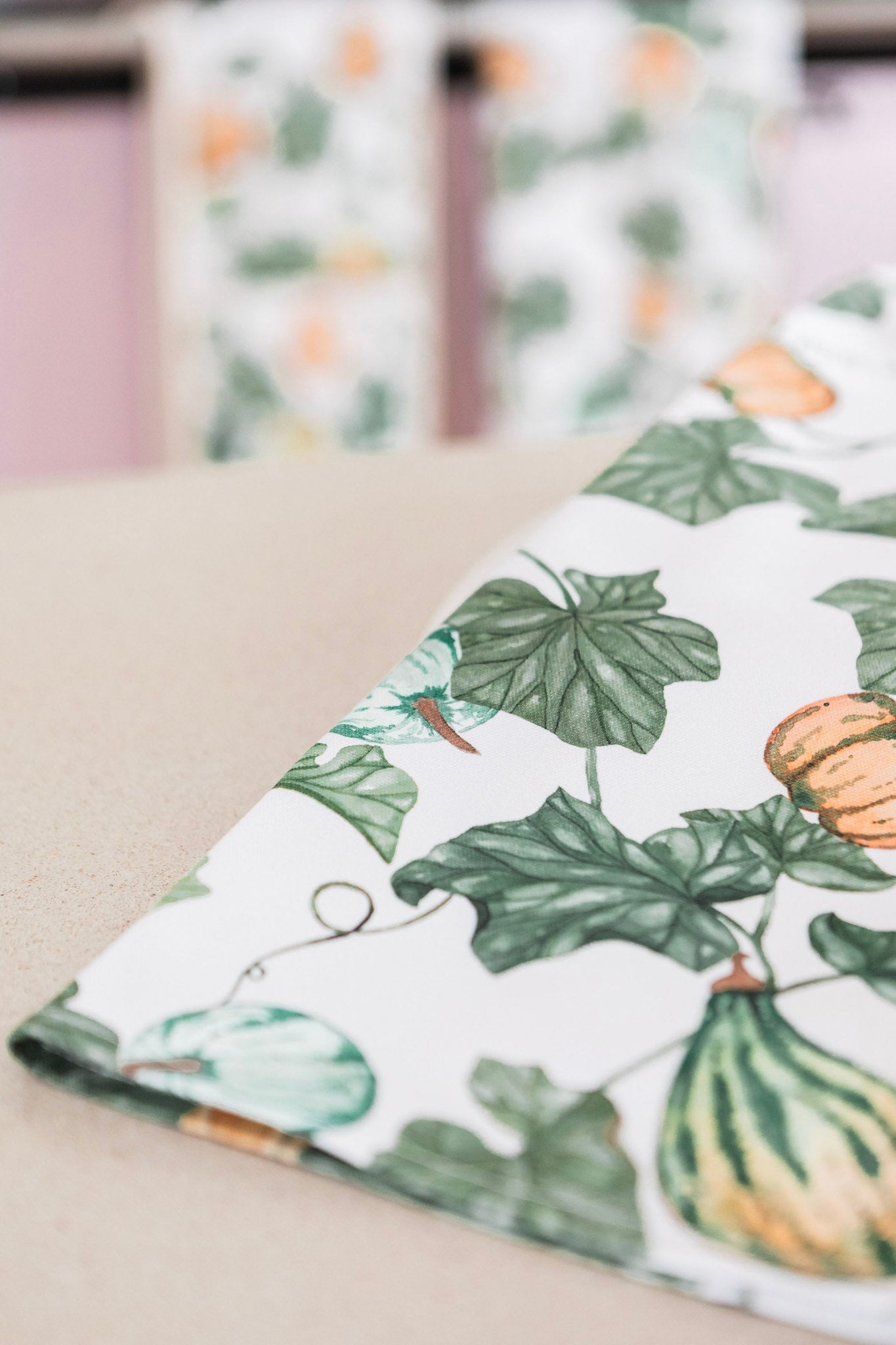 Fallen Gourds Tea Towel