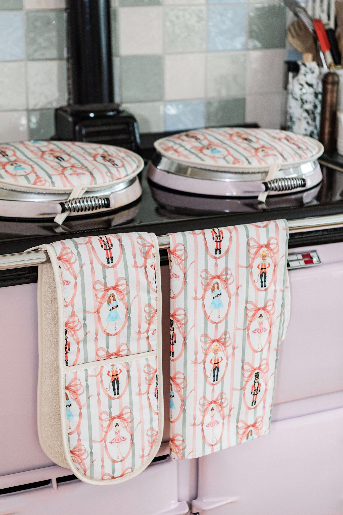 Candied Nutcracker Tea Towel