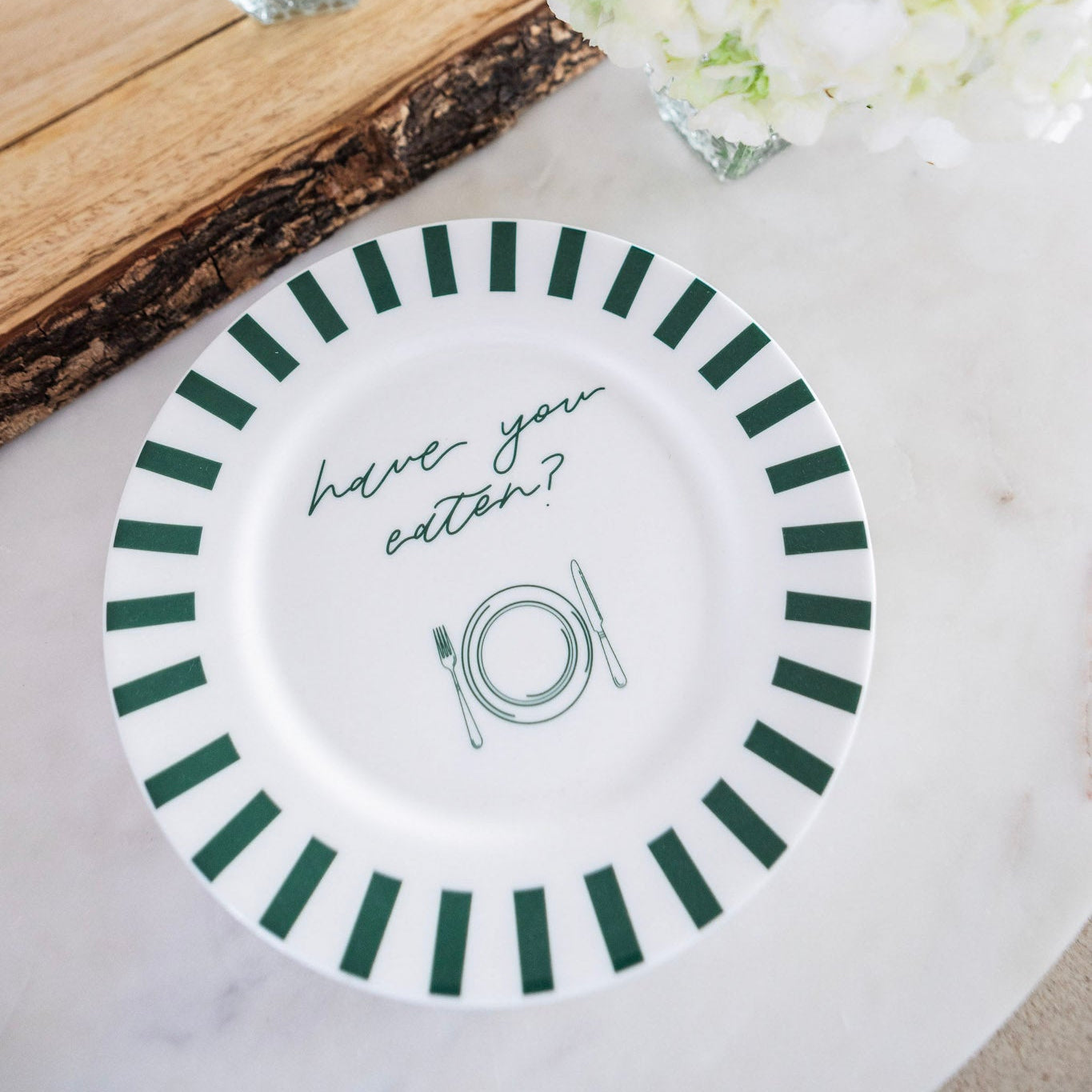 Bone China Plates - Set Of 6