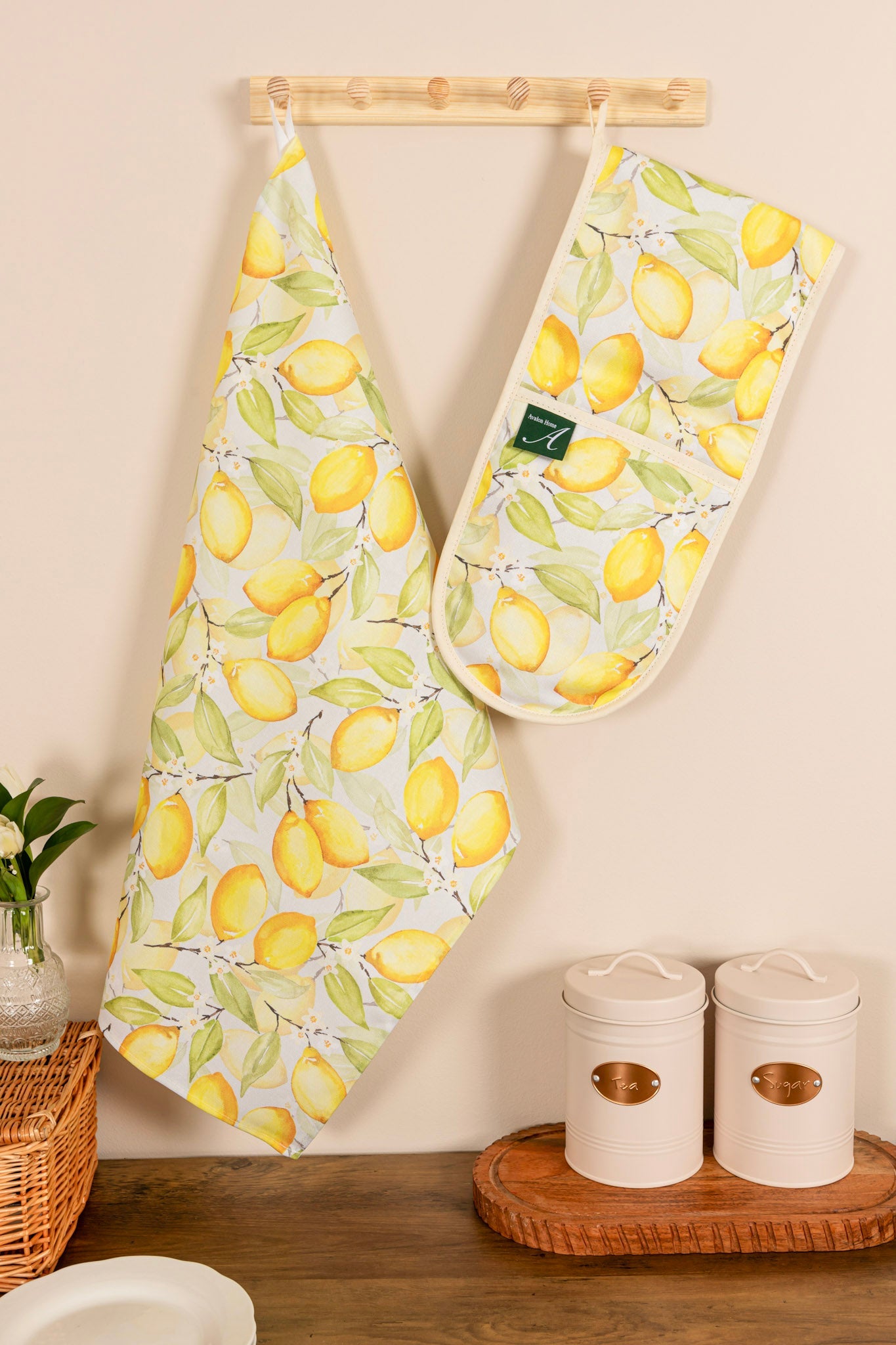 Summer Lemons Oven Gloves