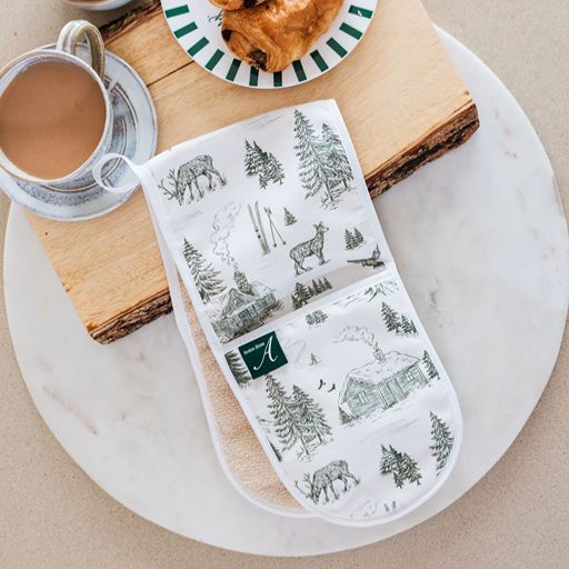 Festive Toile - Forest Oven Glove