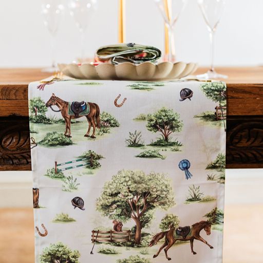 Horse Girl Chic Table Runner