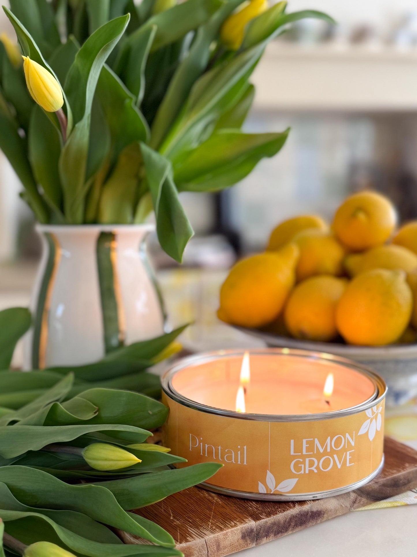 Summer Lemons Table Runner