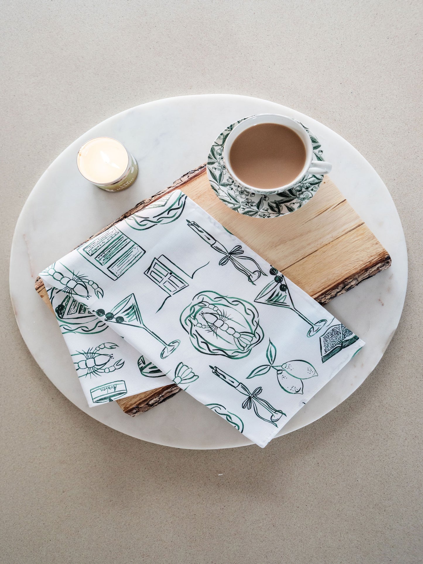 Just A Girl Tea Towel