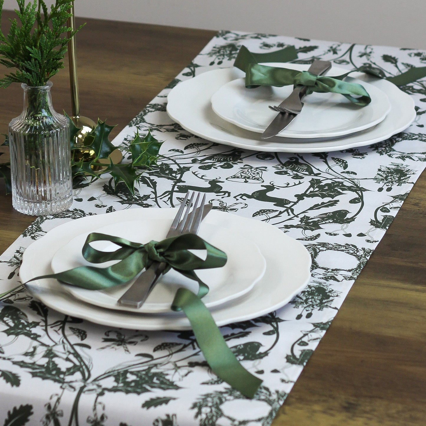 Forest Stag Table Runner