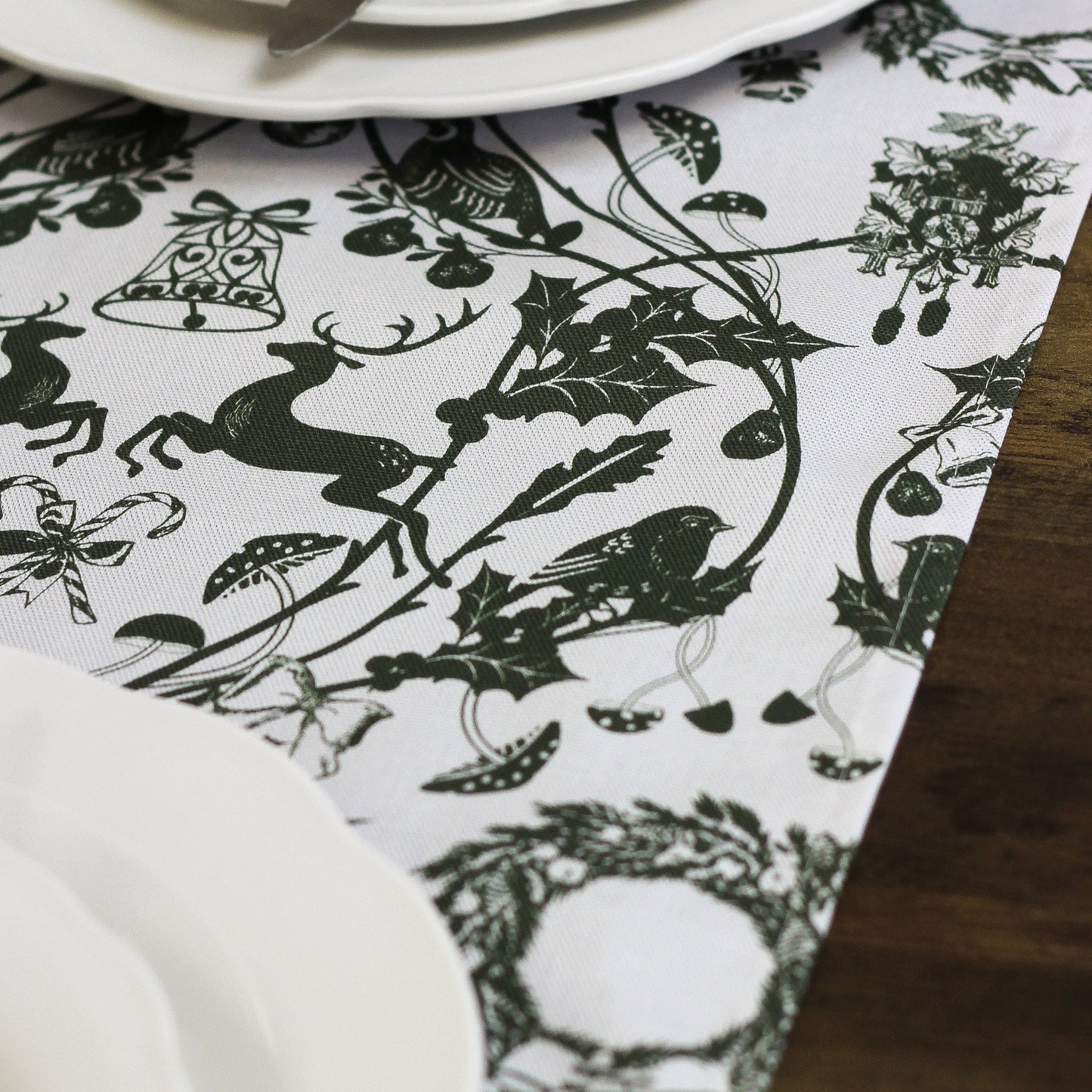 Forest Stag Table Runner