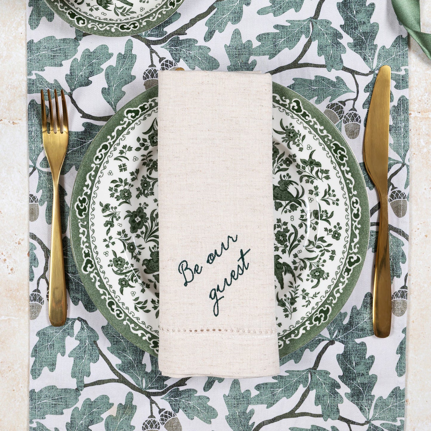 Be Our Guest Embroidered Napkins (Pair)