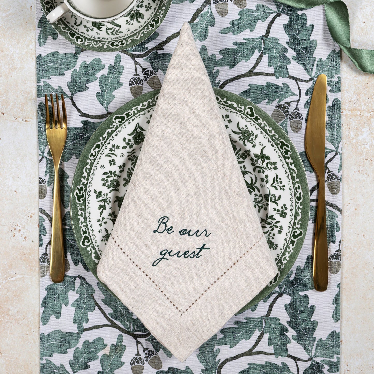 Be Our Guest Embroidered Napkins (Pair)
