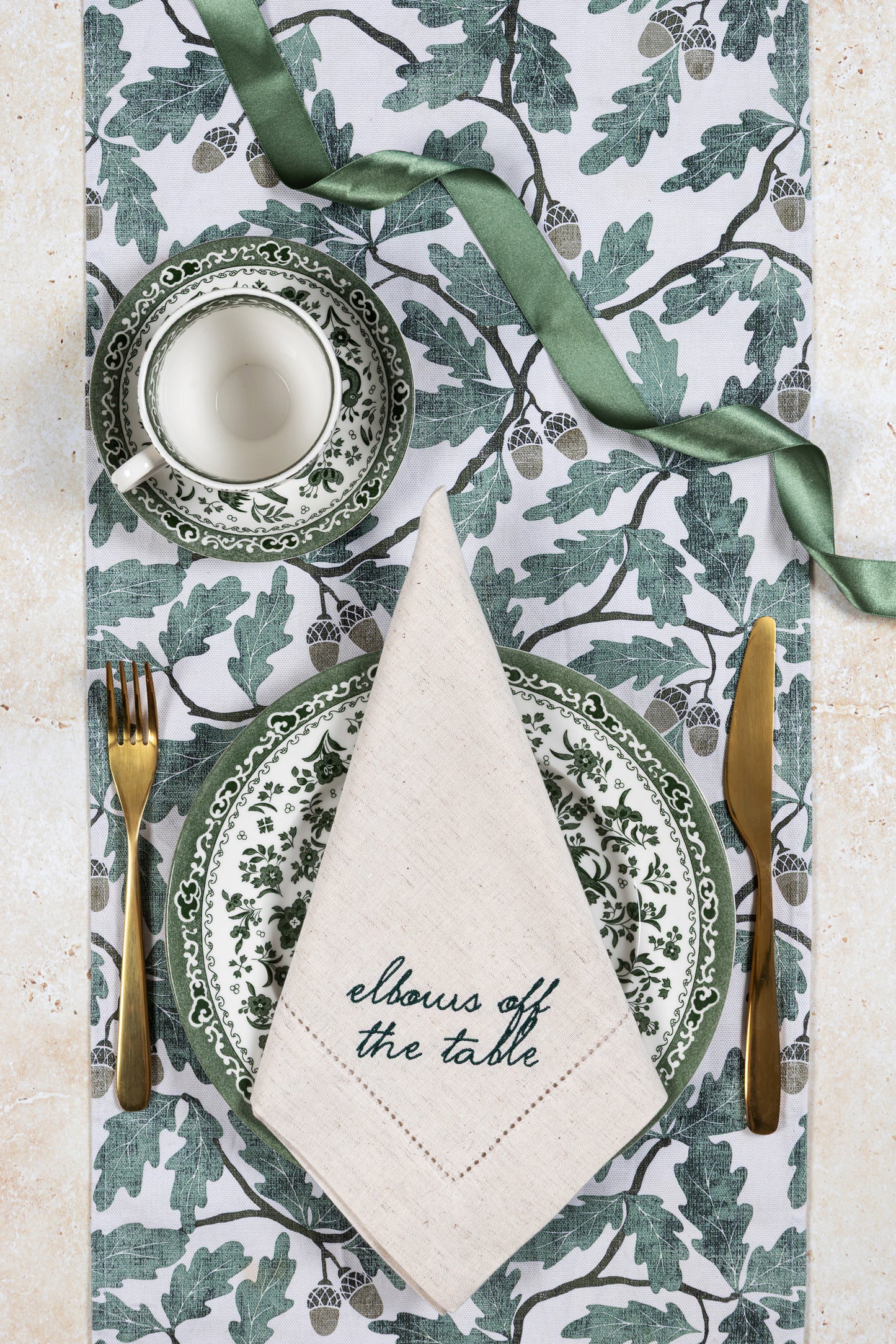 The Manners Collection- Embroidered Napkin Gift Set