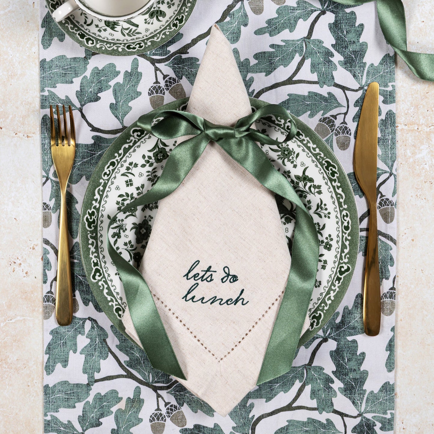 Lets Do Lunch Linen Napkins (Pair)
