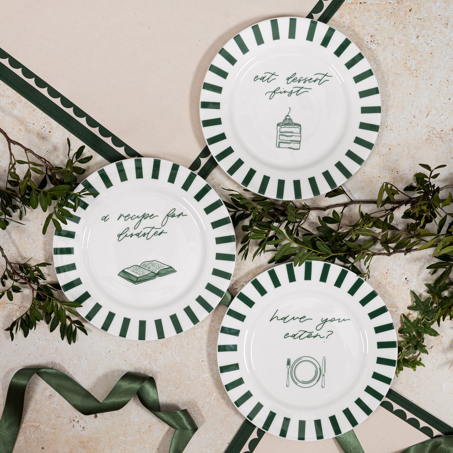 Have You Eaten Bone China Plate