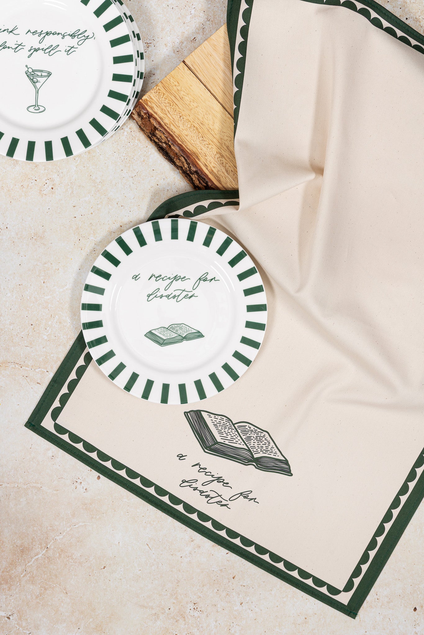 Recipe For Disaster Bone China Plate