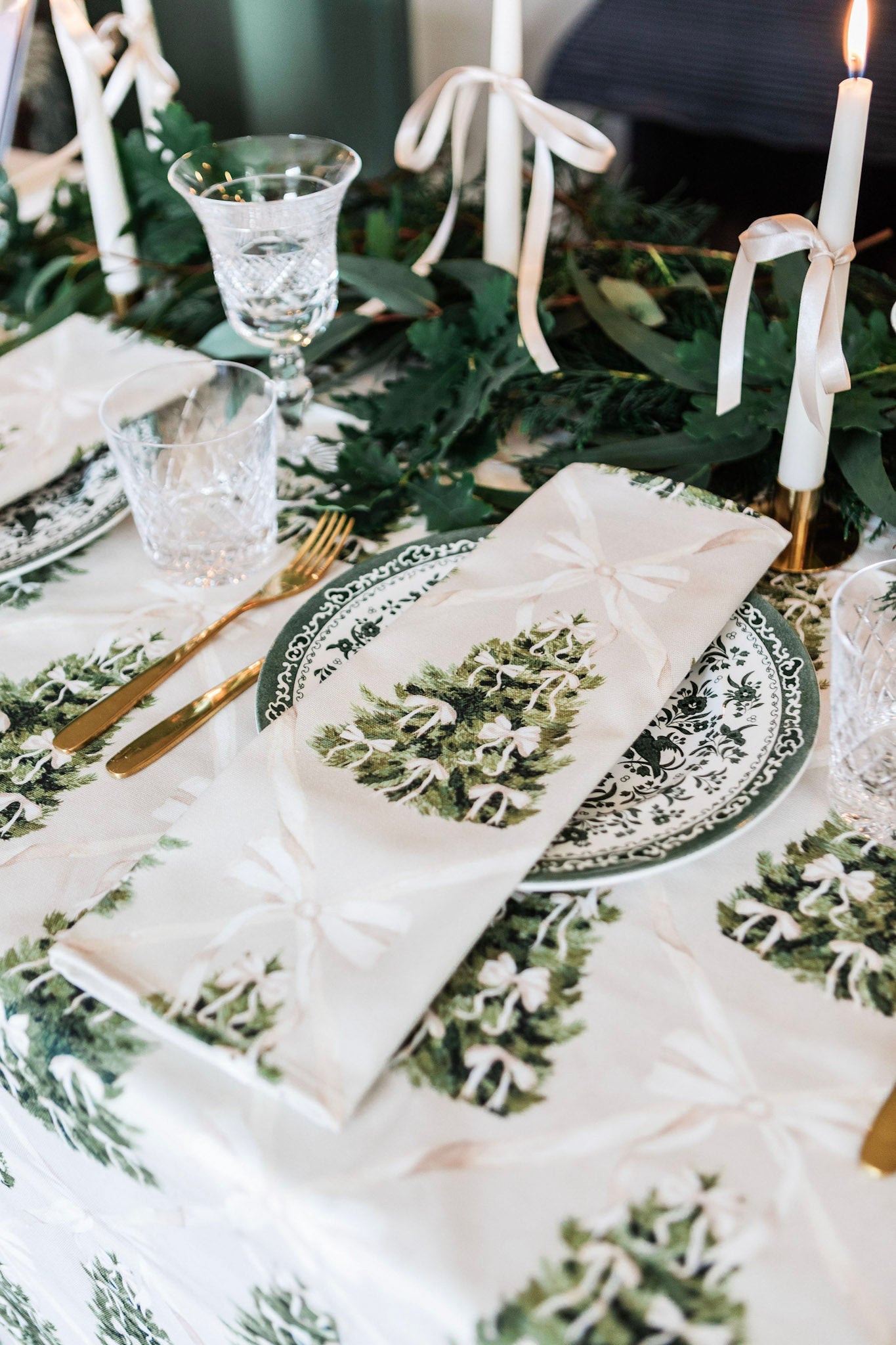 Forest of Cream Napkin (Pair) - Despatching November