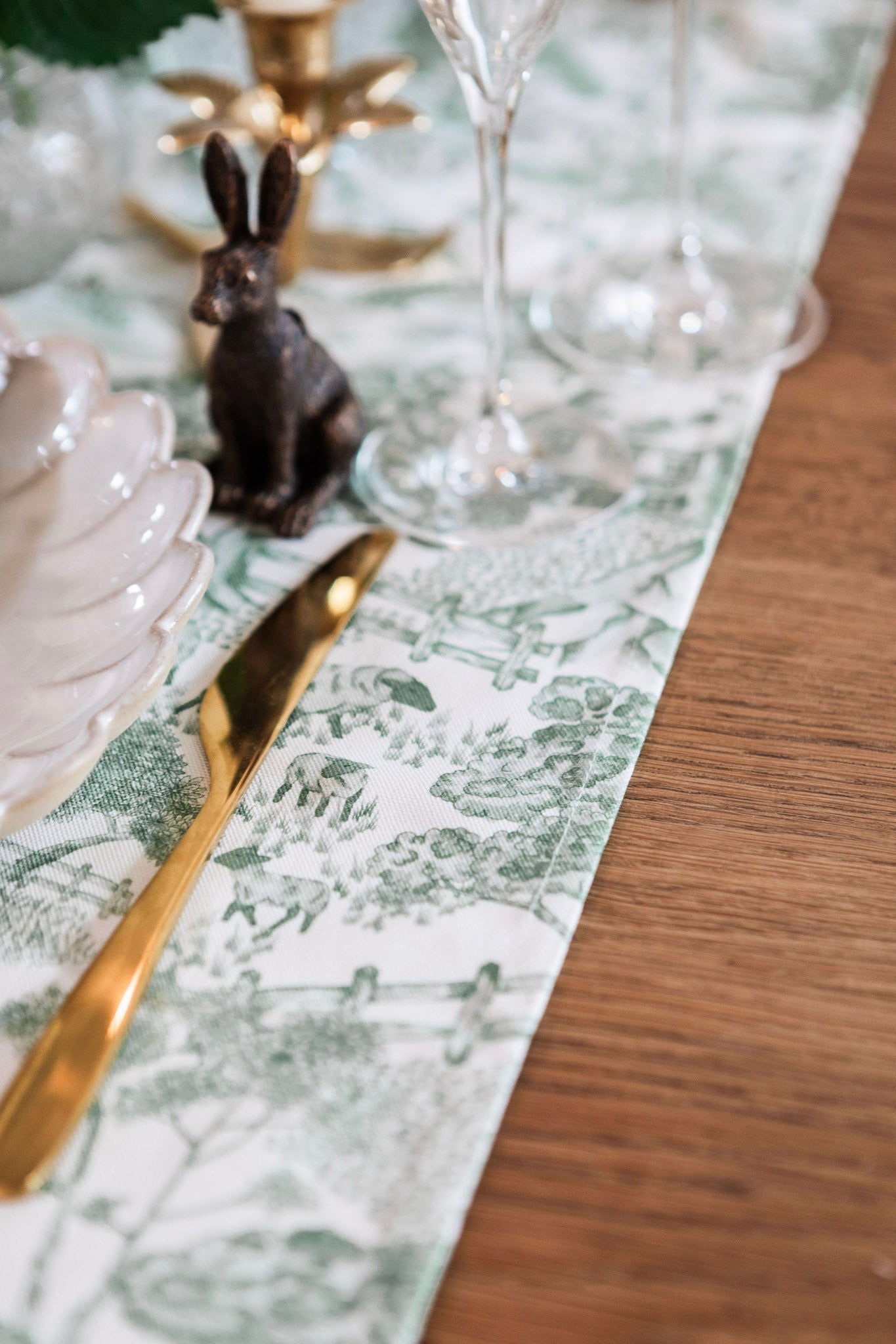 Lake District Toile Table Runner