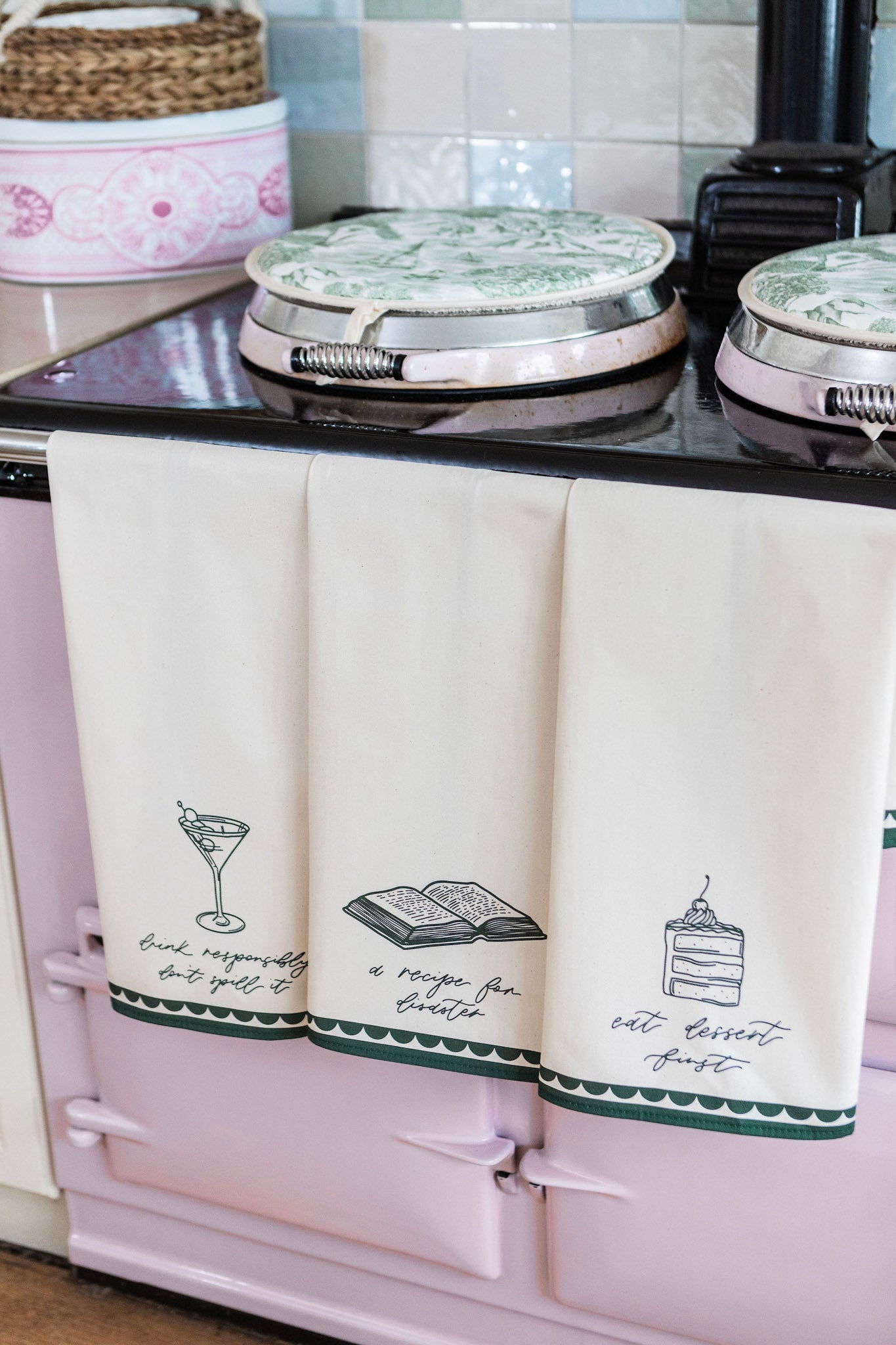 Drink Responsibly, Don't Spill Tea Towel
