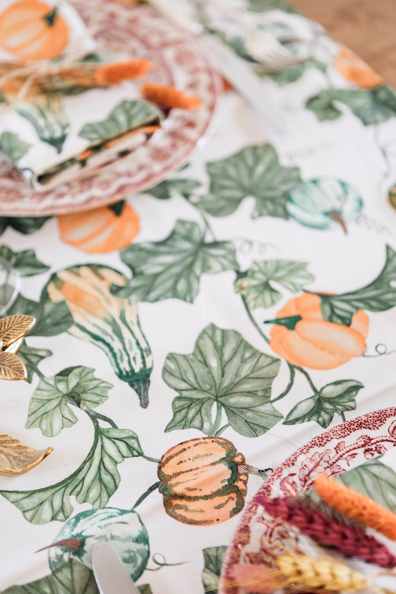 Fallen Gourds Table Runner