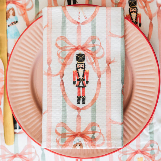 Candied Nutcracker Napkin (Pair)