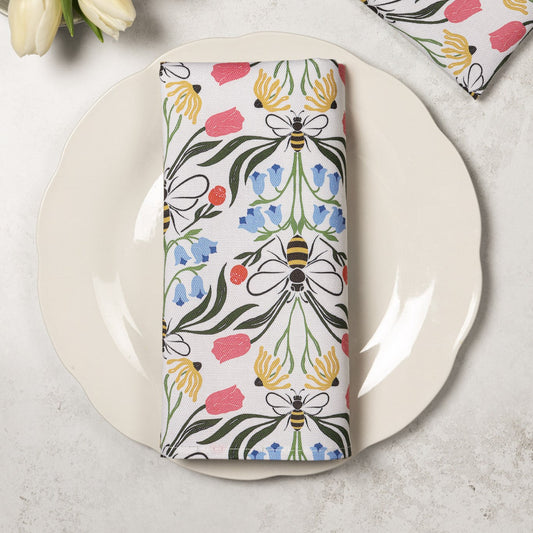 British Bees Napkin (Pair)