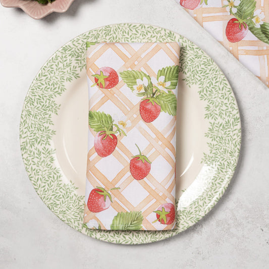 Strawberry Picnic Napkins (Pair)