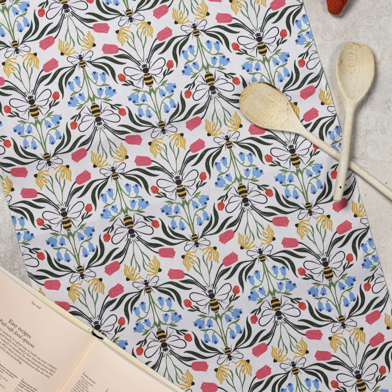 British Bees Tea Towel