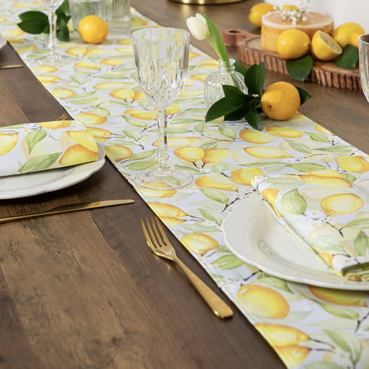 Summer Lemons Table Runner