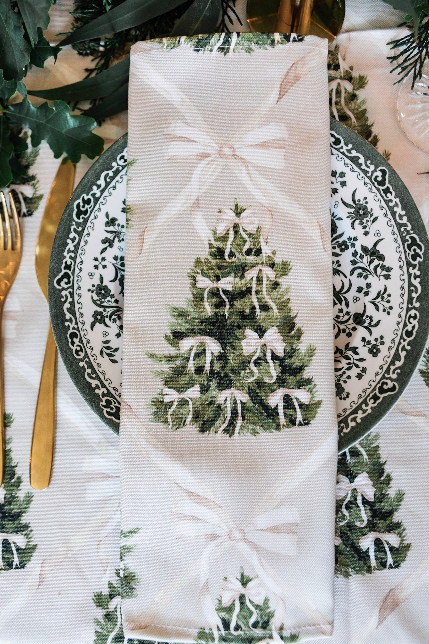 Forest of Cream Napkin (Pair) - Despatching November