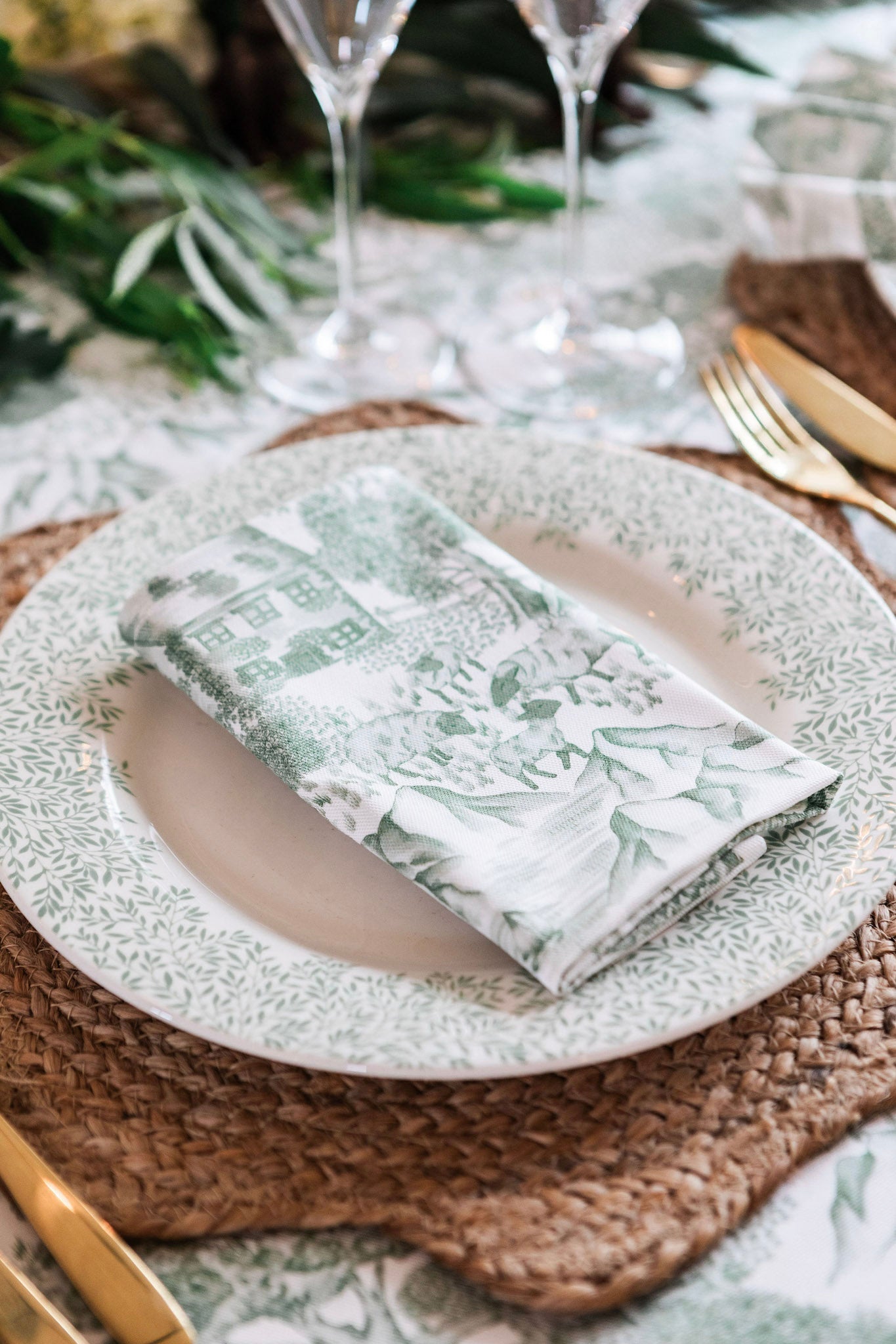 Lake District Toile Napkin (Pair)
