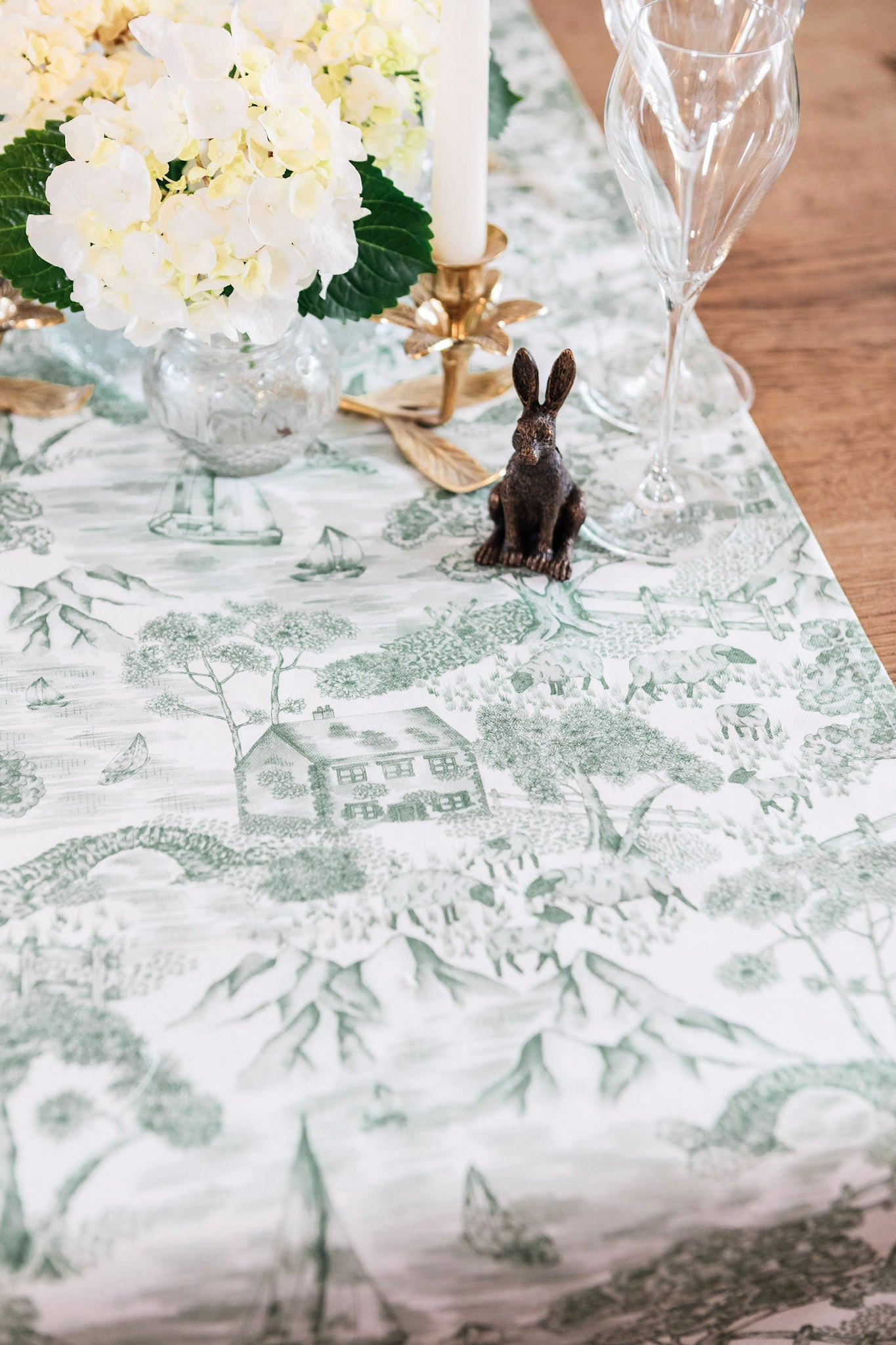 Lake District Toile Table Runner