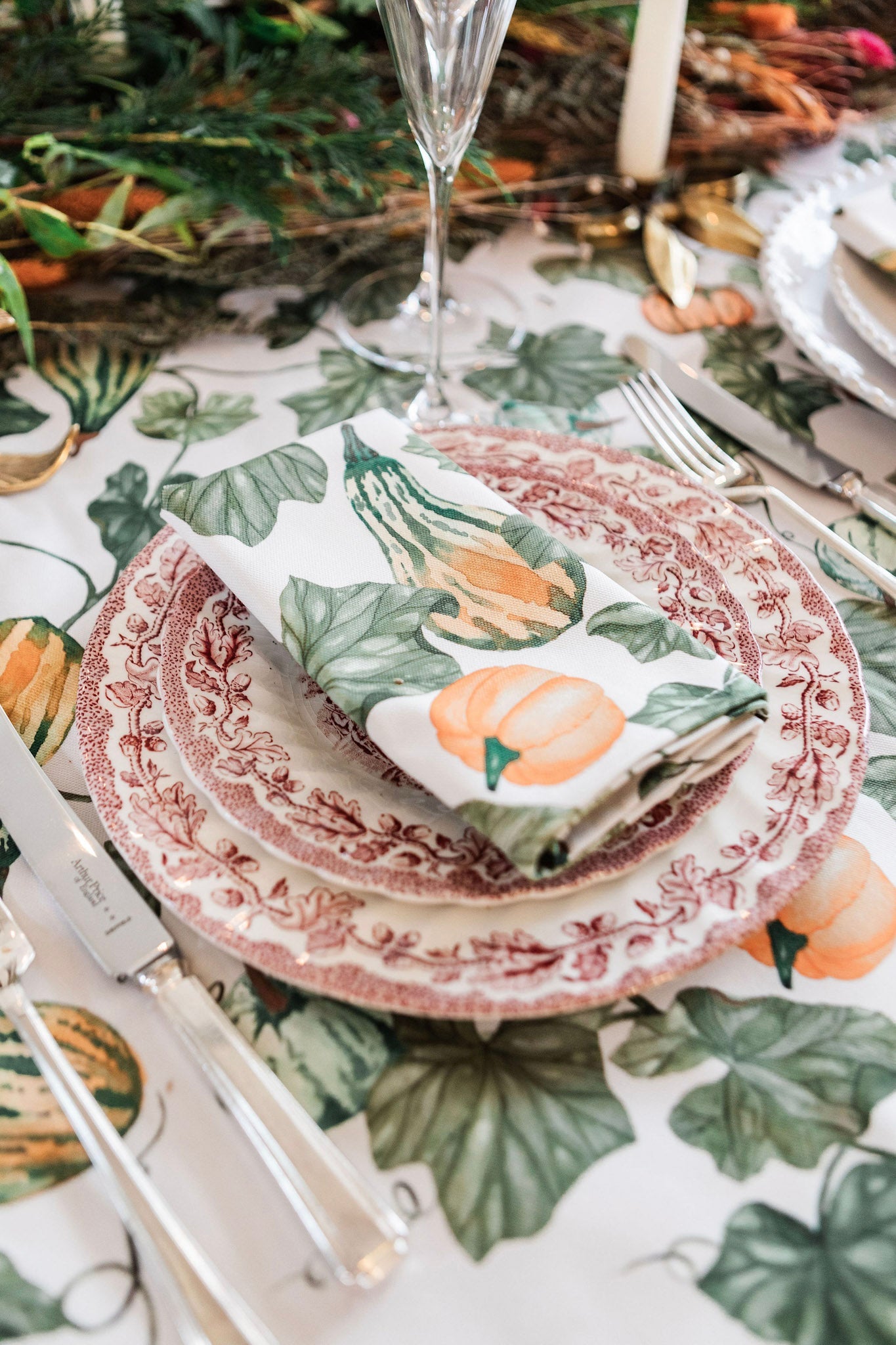 Fallen Gourds Napkin (Pair)