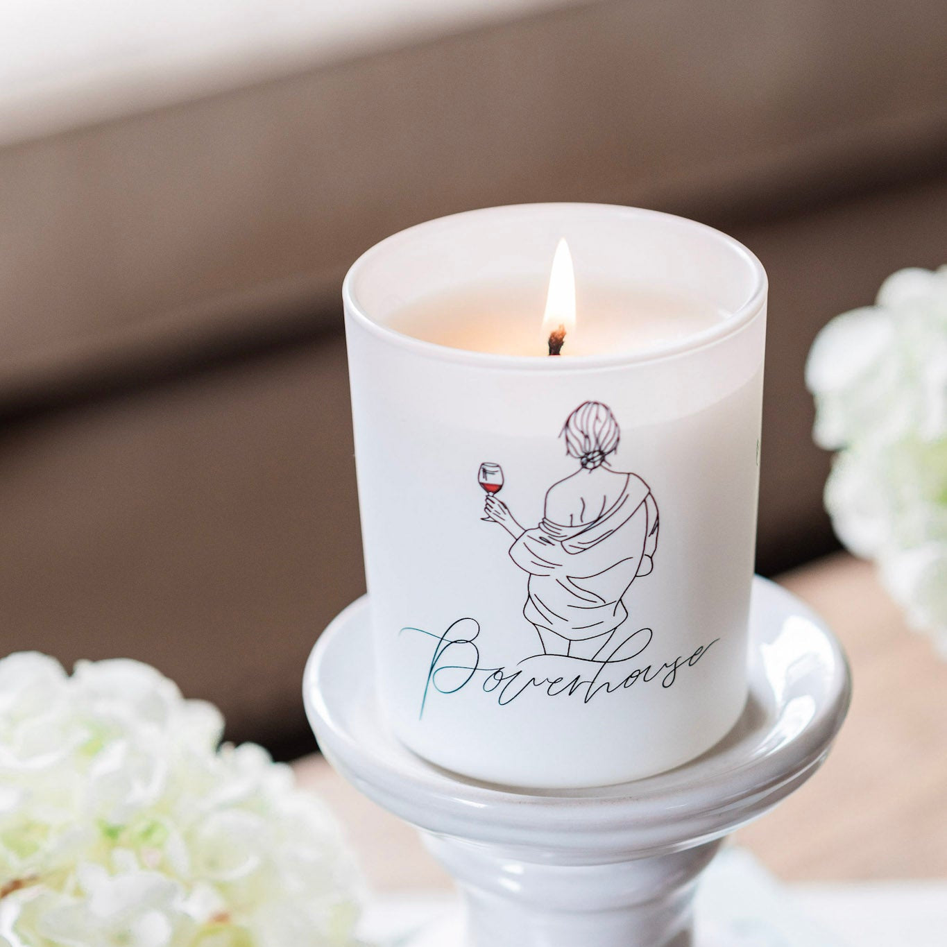 Powerhouse Natural Wax Glass Candle - PREORDER