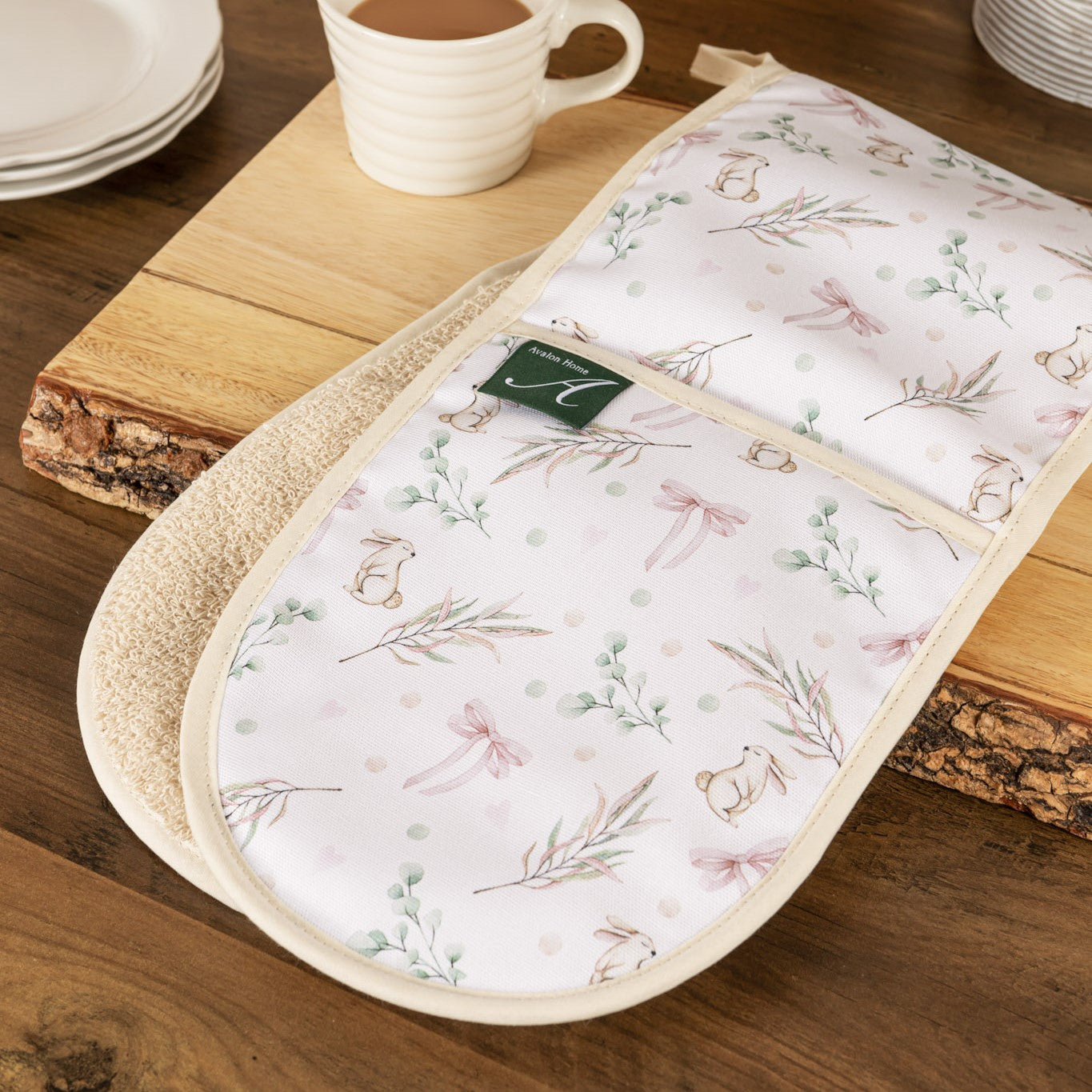 Bunnies and Bows Oven Gloves