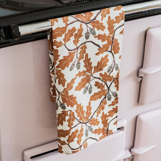 Golden Oak Tea Towel