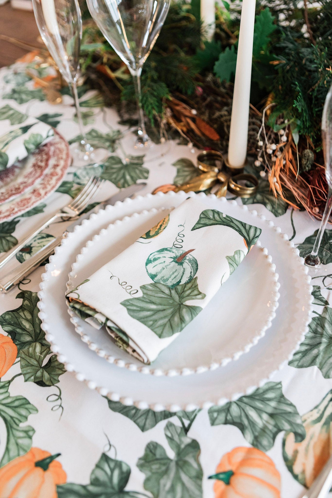 Fallen Gourds Napkin (Pair)