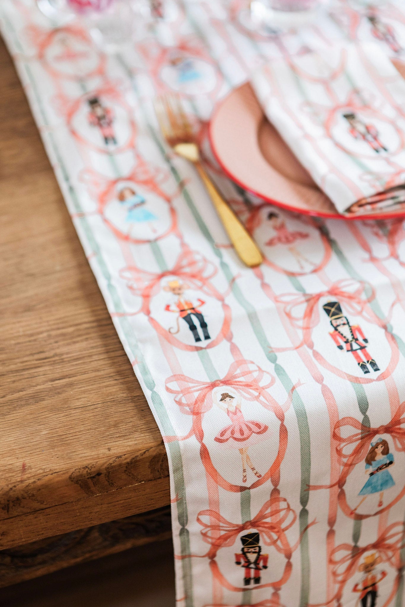 Candied Nutcracker Table Runner