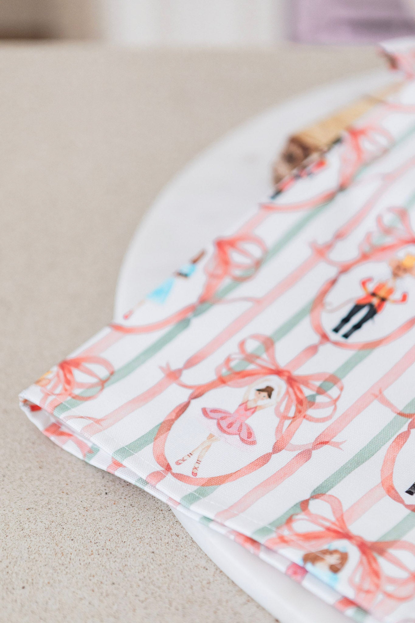 Candied Nutcracker Tea Towel