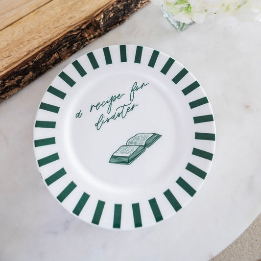 Recipe For Disaster Bone China Plate