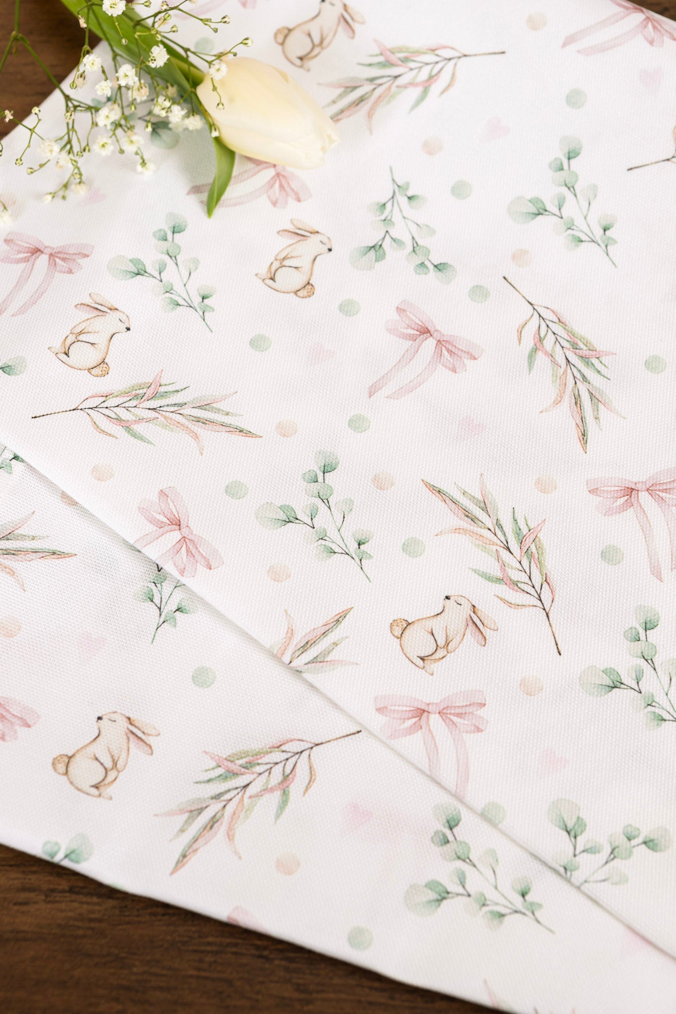 Bunnies and Bows Table Runner