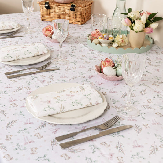 Bunnies and Bows Tablecloth