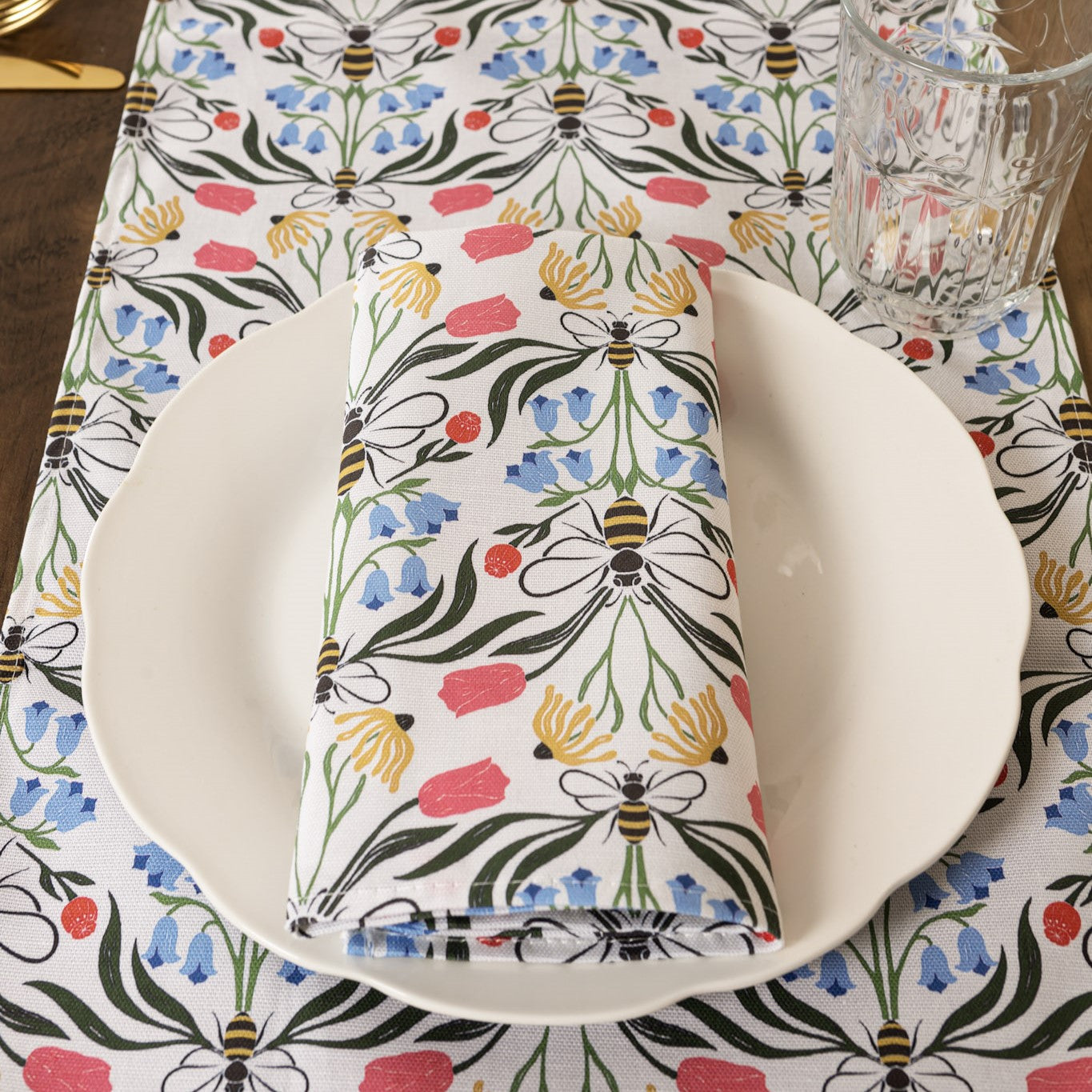 British Bees Table Runner
