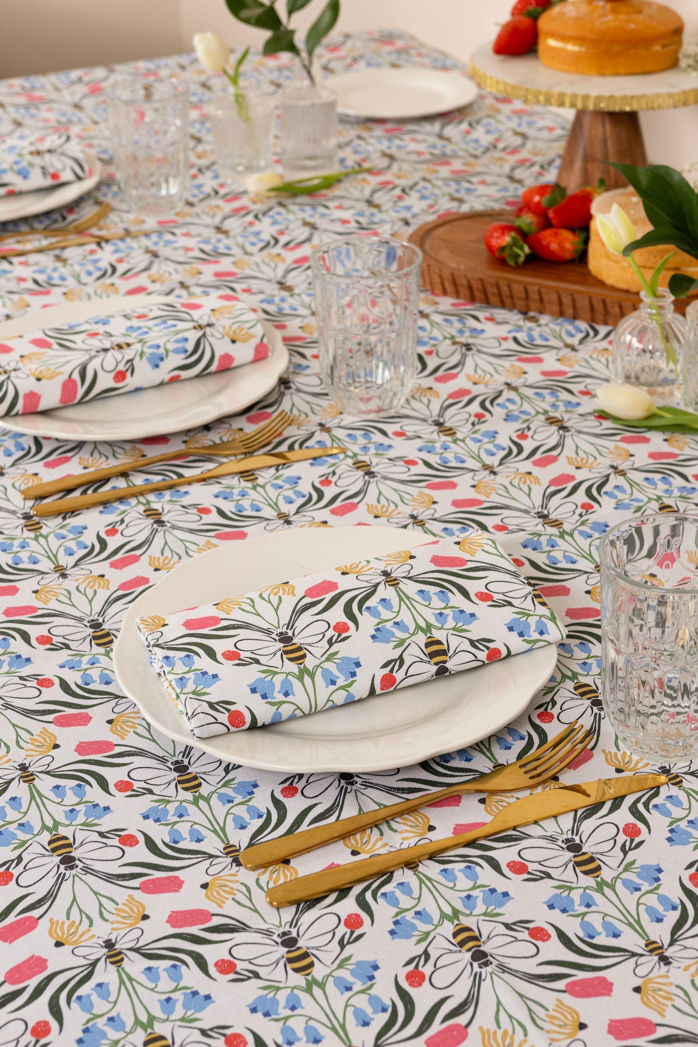 British Bees Tablecloth