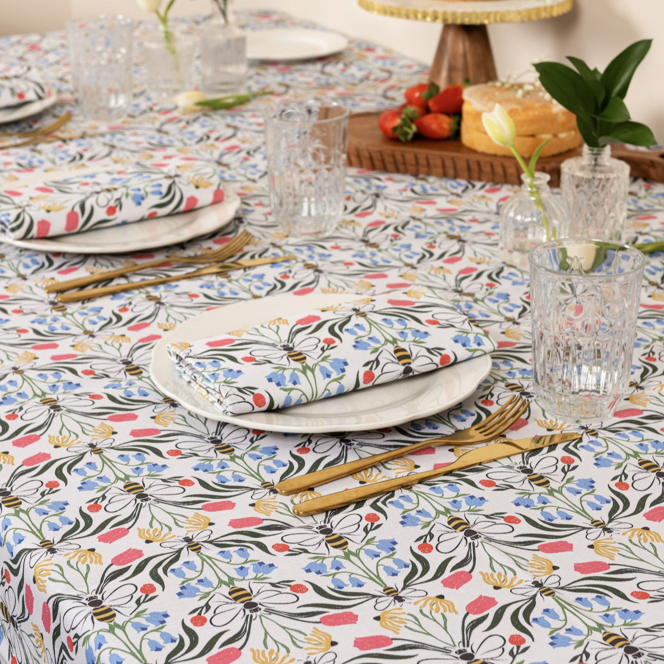 British Bees Tablecloth