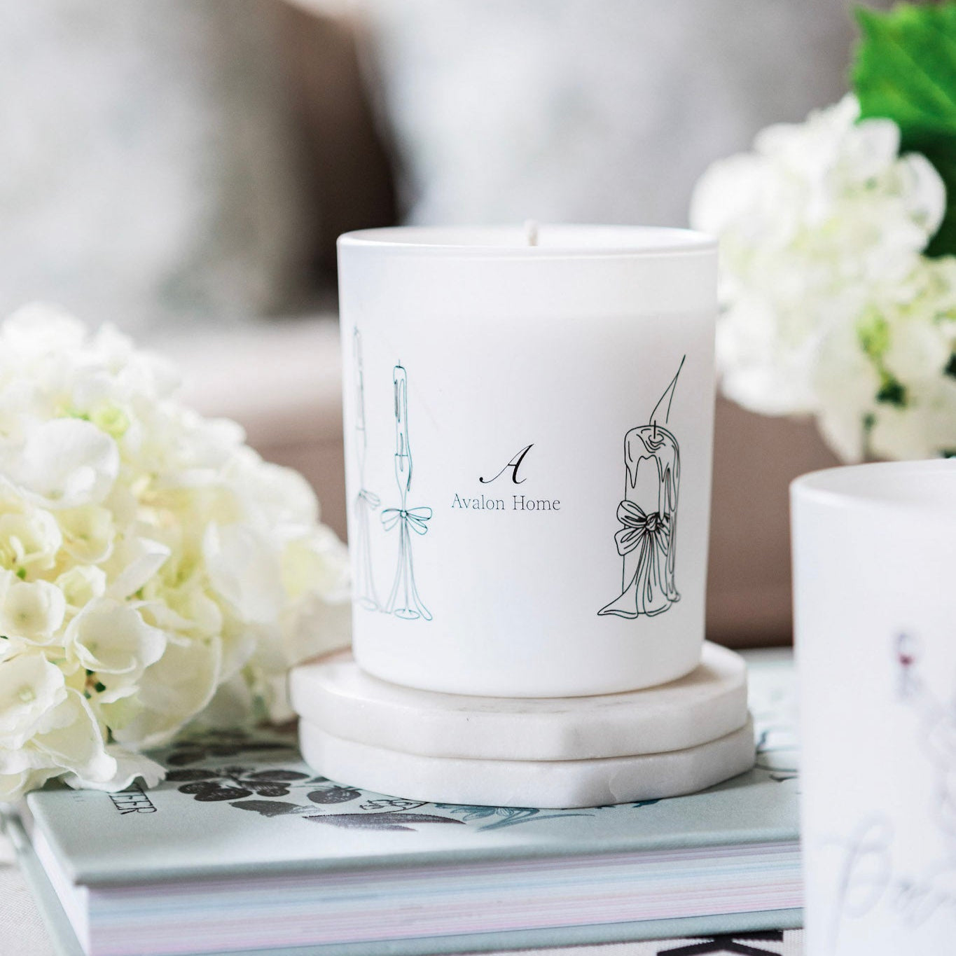 Burnt Out Natural Wax Glass Candle - PREORDER