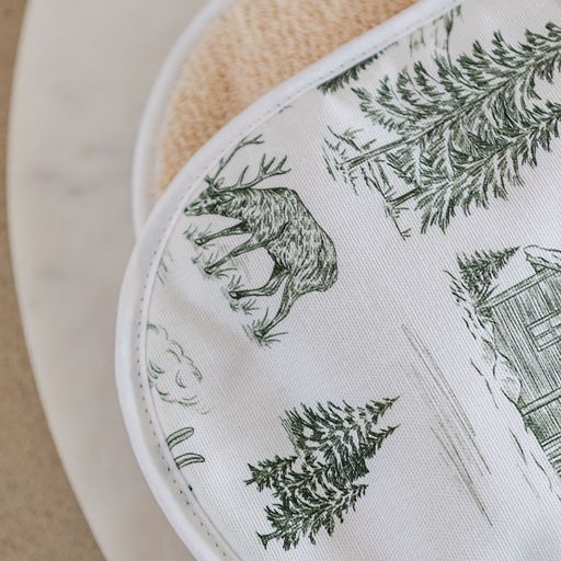 Festive Toile - Forest Oven Glove