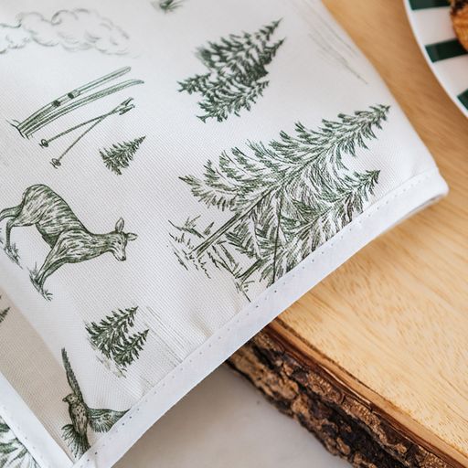 Festive Toile - Forest Oven Glove