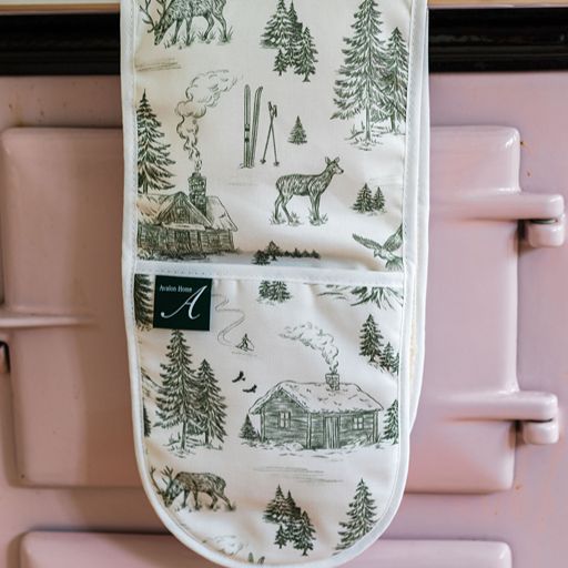 Festive Toile - Forest Oven Glove
