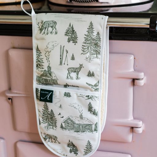 Festive Toile - Forest Oven Glove
